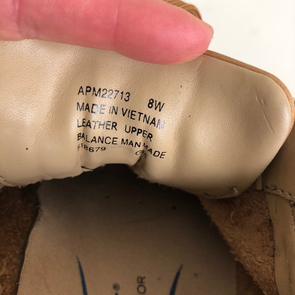 Rockport Men’s 8 WIDE tan lace up casual shoes leather comfort - Picture 5 of 12